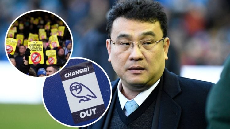 Sheffield Wednesday owner Dejphon Chansiri prior to the the Sky Bet Championship match between Sheffield Wednesday and Preston North End. Inset, Sh...