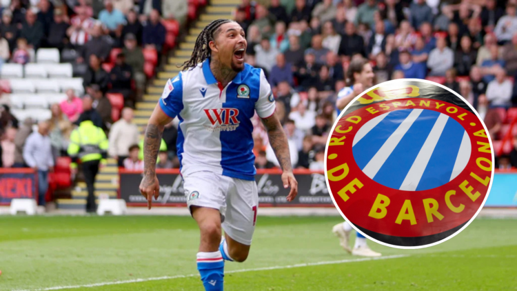 Tyrhys Dolan of Blackburn Rovers celebrates his team's first goal during the Sky Bet Championship match between Sheffield United FC and Blackburn R...