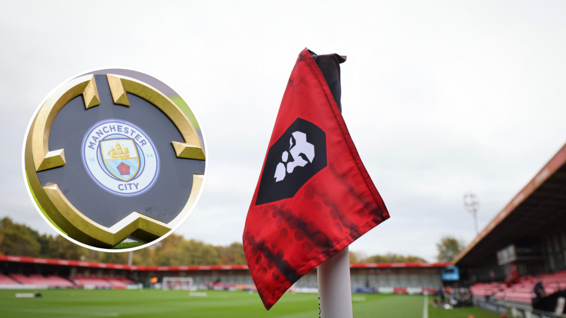 A general interior view of the Peninsula Stadium home ground of Salford City during the Emirates FA Cup First Round match between Salford City and ...