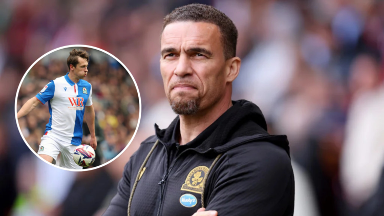 Blackburn Rovers manager Valerien Ismael looks on ahead of the Sky Bet Championship match between Sheffield United FC and Blackburn Rovers FC. Inse...
