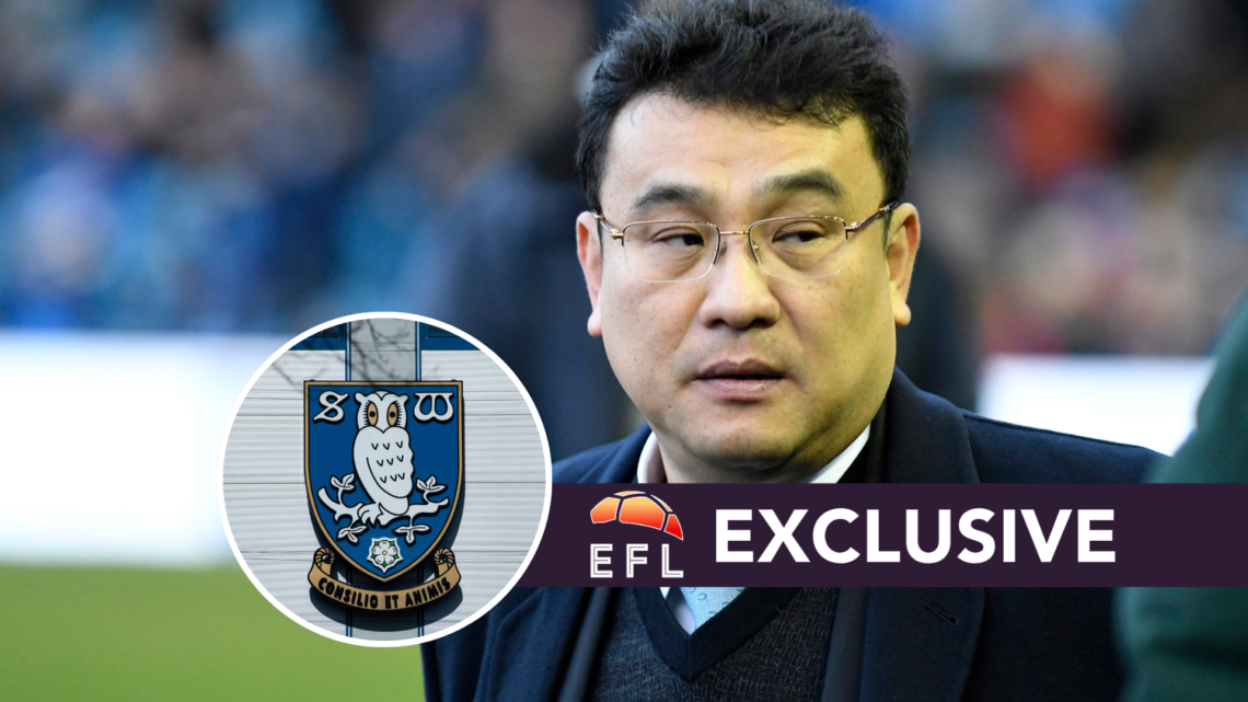 Dejphon Chansiri during Sheffield Wednesday v Preston North End - Sky Bet Championship. Sheffield Wednesday badge adorns Hillsborough Stadium - She...