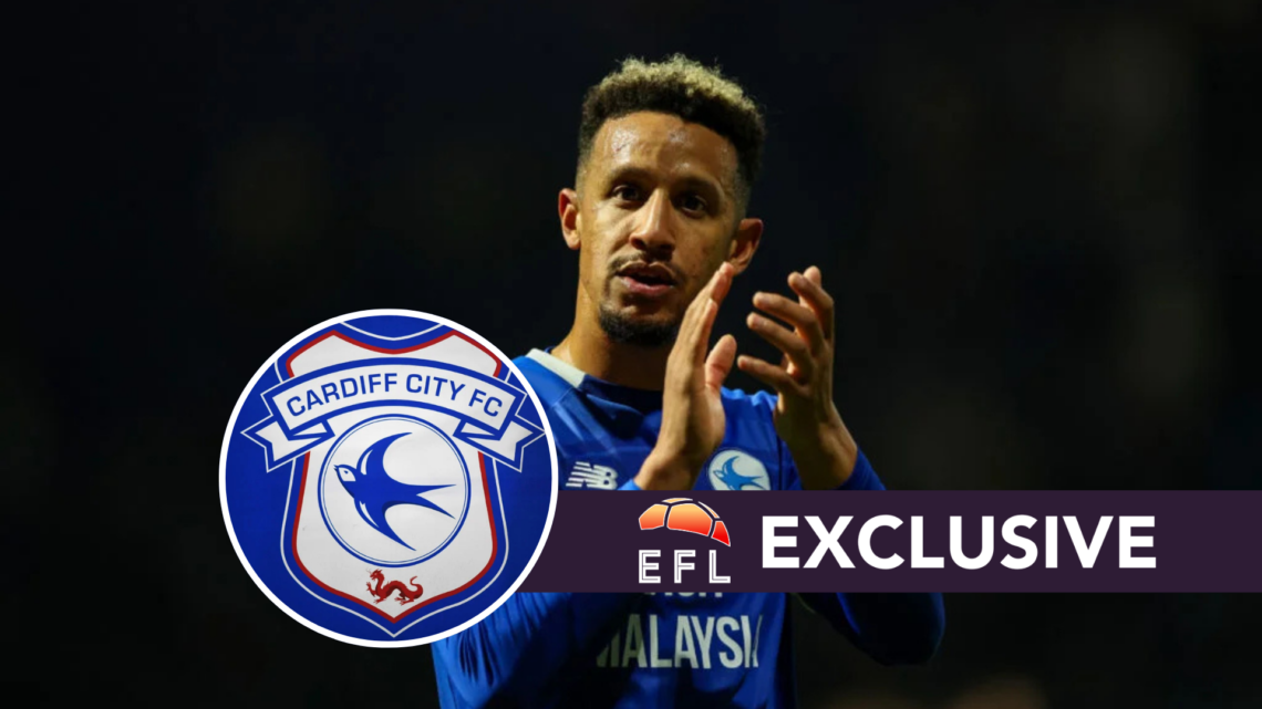Cardiff City's Callum Robinson applauds the Preston North End fans after the Sky Bet Championship match between Preston North End FC and Cardiff Ci...