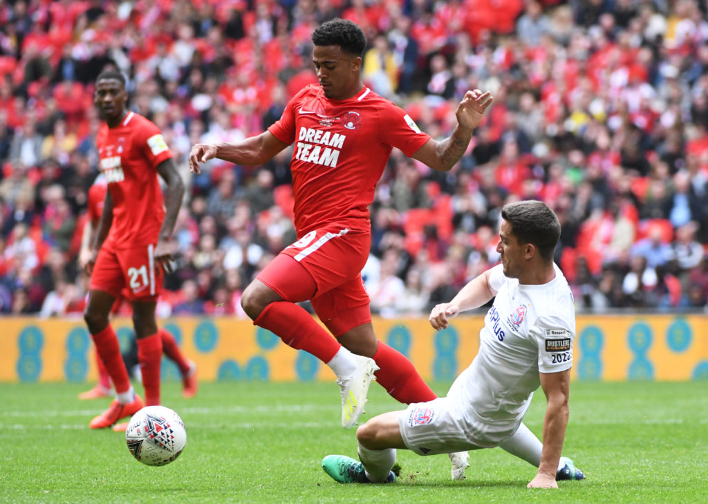 Josh Koroma for Leyton Orient in the FA Trophy final