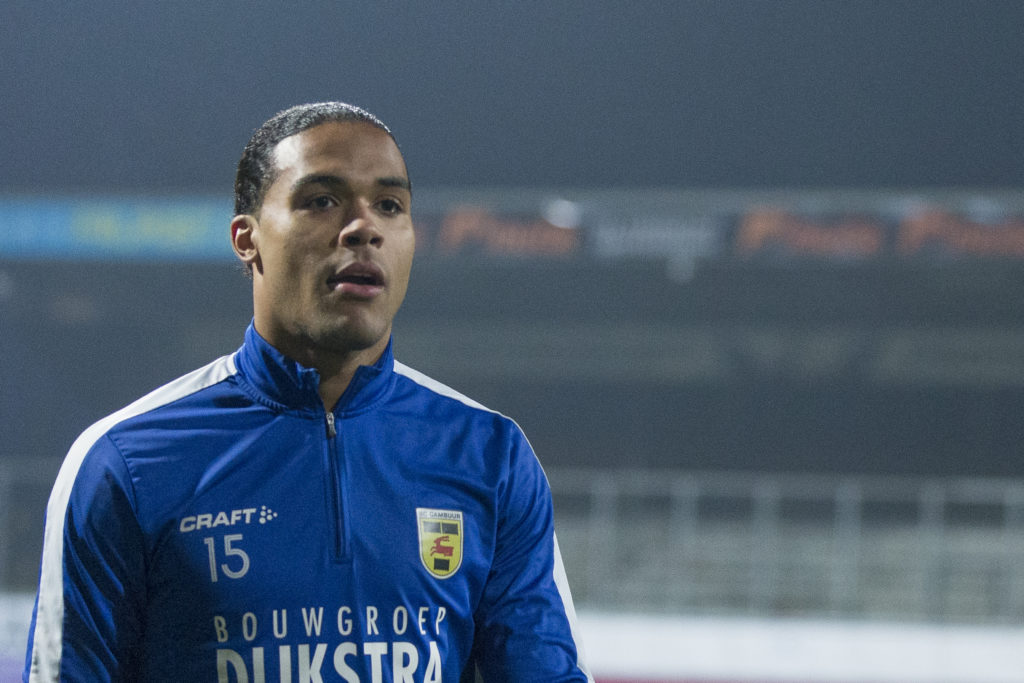 Kellian van der Kaap of SC Cambuur during the Dutch Keuken Kampioen Divisie match between SC Cambuur v MVV Maastricht at the Cambuur Stadium