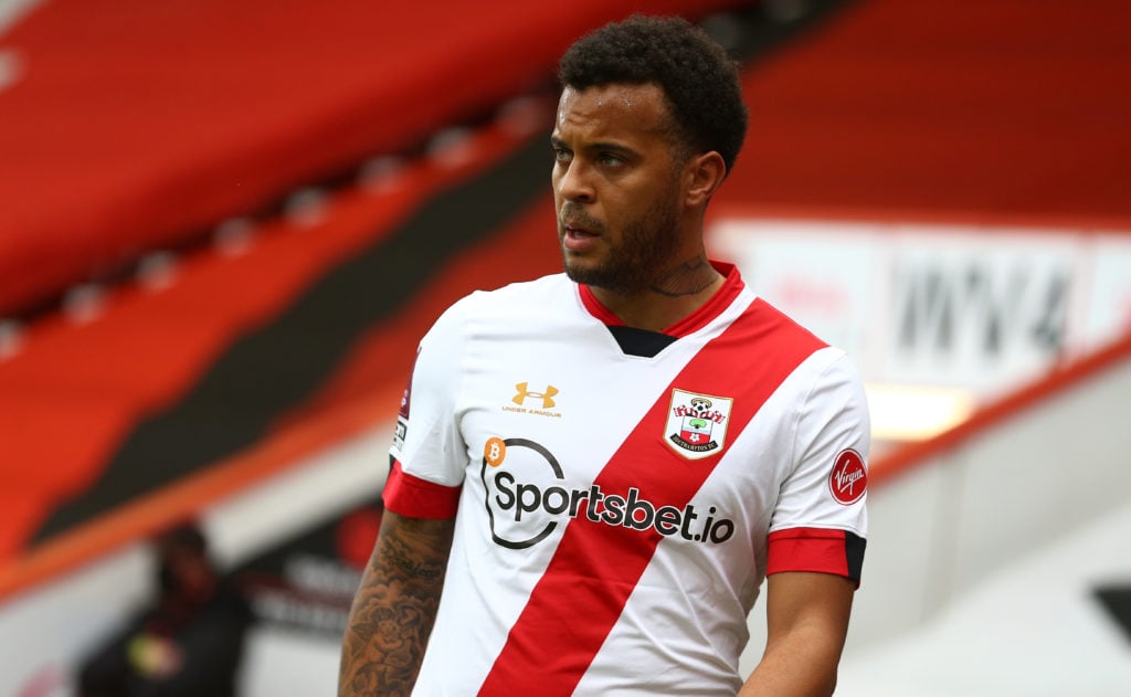 Ryan Bertrand for Southampton during Bournemouth vs Southampton in The Emirates FA Cup Quarter Final