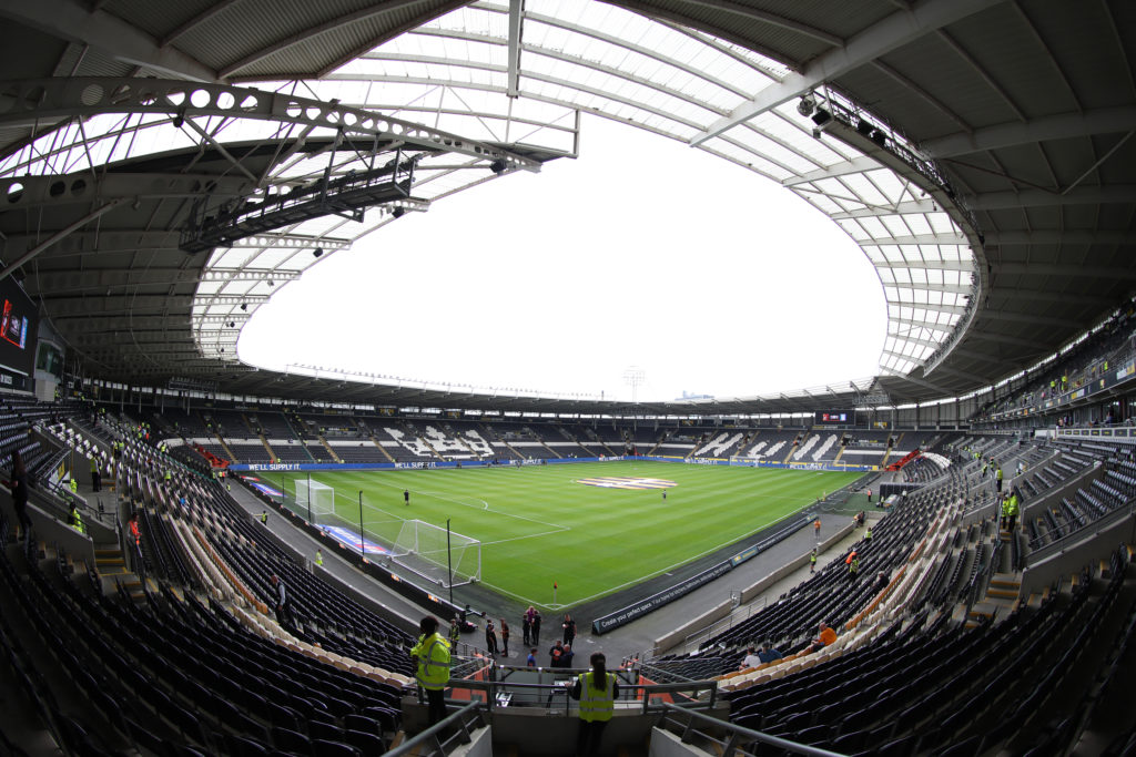 A general view from inside the MKM Stadium