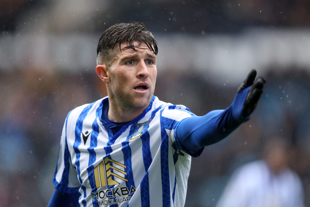 Josh Windass of Sheffield Wednesday reacts during the Sky Bet Championship match between Sheffield Wednesday FC and Cardiff City FC.