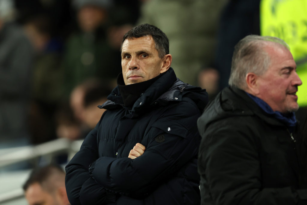 us Poyet looks on prior to the Premier League match between Tottenham Hotspur FC and Chelsea