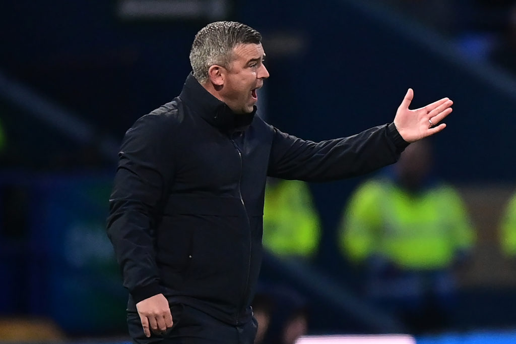 Bolton Wanderers Manager Steven Schumacher reacts during the Sky Bet League One match between Bolton Wanderers FC and Rotherham United FC