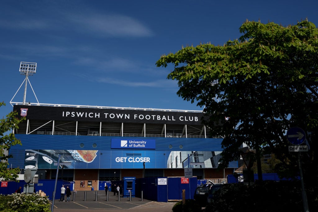 A general view of Ipswich Town's stadium, Portman Road