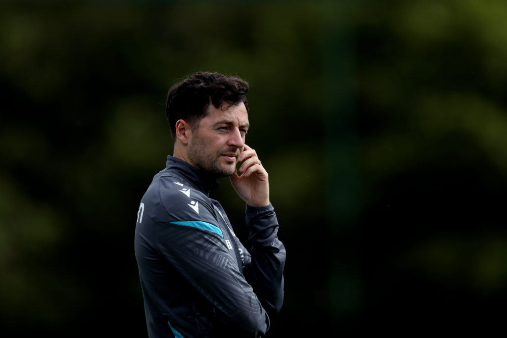 Ryan Mason watches on as West Bromwich Albion Return to Pre-Season Training