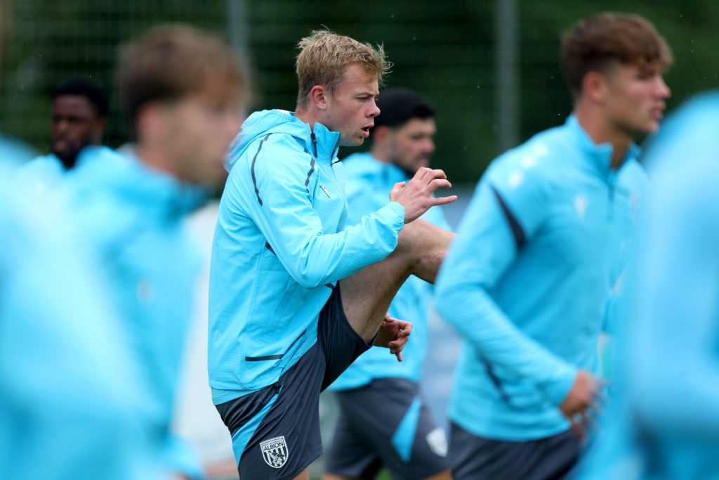 New signing Aune Heggebo during West Bromwich Albion's Pre-Season Training Camp