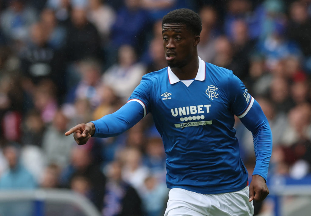 Emmanuel Fernandez of Rangers is seen during the pre-season friendly match between Rangers and Club Brugge