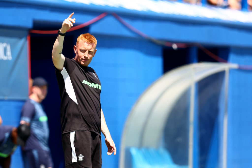 Will Still during Southampton vs Espanyol in a Pre-Season Friendly