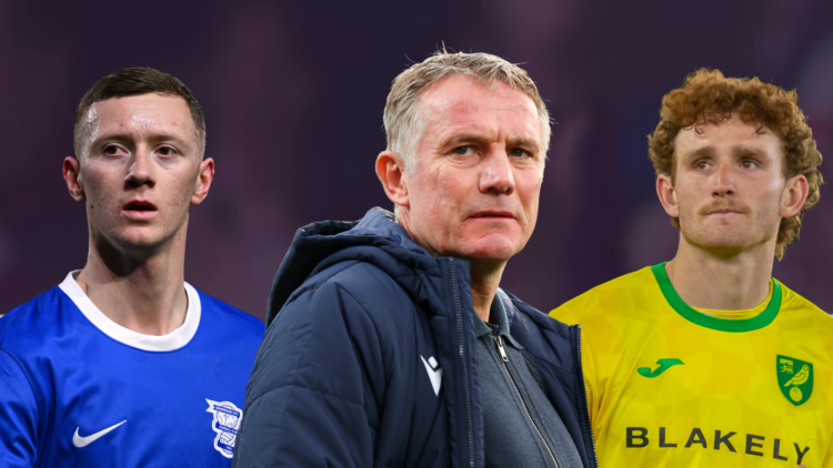 Composition image of Jay Stansfield, Phil Parkinson, and Josh Sargent.