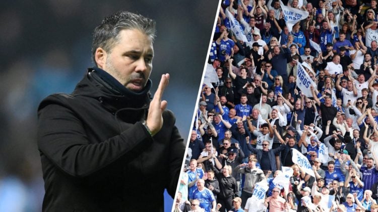 Marti Cifuentes applauds the QPR fans after their Championship game against Coventry City, Leicester City fans attend the Premier League match agai...