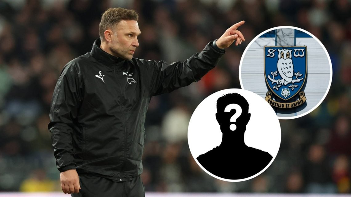 John Eustace, the Derby County head coach, issues instructions during the Sky Bet Championship match between Derby County FC and Preston North End ...