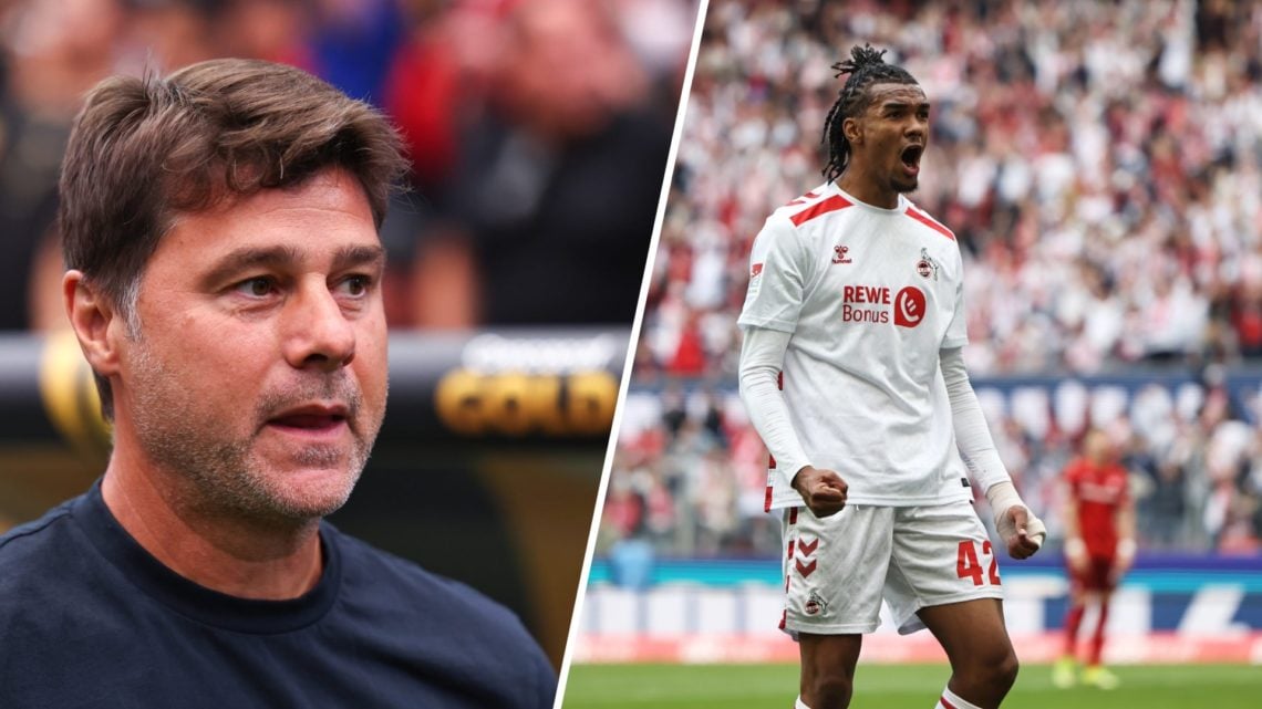 A split image of Mauricio Pochettino and Damion Downs