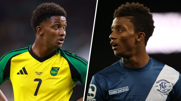 Demarai Gray of Jamaica looks on during the CONMEBOL Copa America 2024 Group B match between Mexico and Jamaica. Demarai Gray of Birmingham City du...