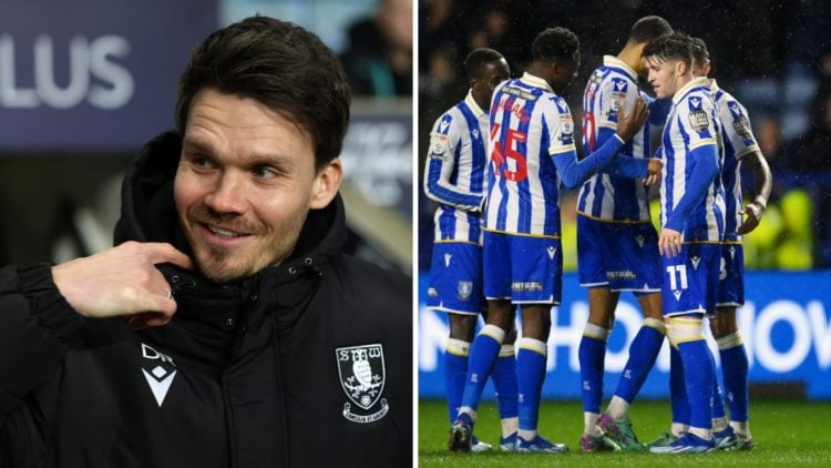 Manager Danny Rohl of Sheffield Wednesday during the Emirates FA Cup Third Round match between Coventry City and Sheffield Wednesday (L). Josh Wind...