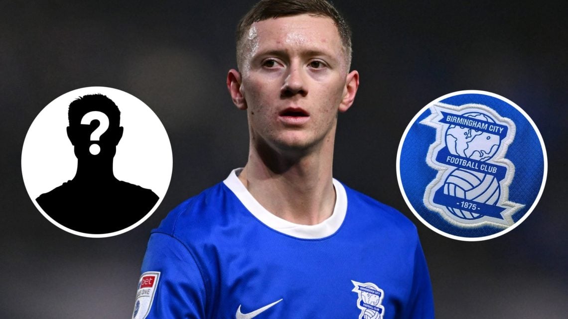Jay Stansfield of Birmingham City during the Sky Bet League One match between Birmingham City FC and Cambridge United FC. Inset, Mystery Player. In...