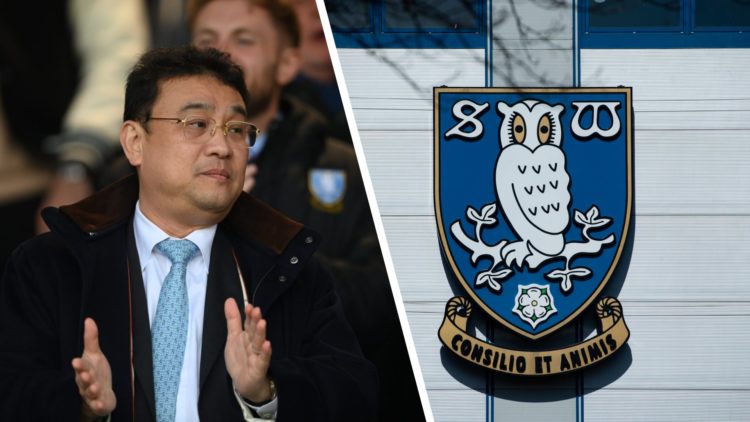 Dejphon Chansiri watches Peterborough United v Sheffield Wednesday: Sky Bet League One Play-Off Semi-Final First Leg. The Sheffield Wednesday club ...