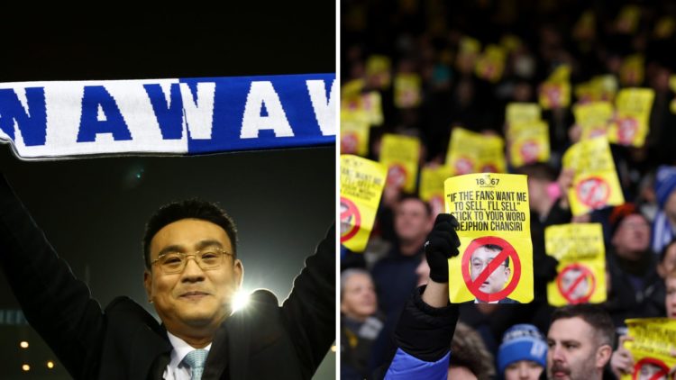 Dejphon Chansiri before the game between Sheffield Wednesday v Arsenal - Capital One Cup Fourth Round. Sheffield Wednesday supporters protest again...