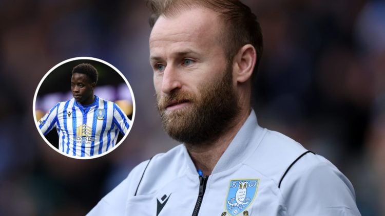 An image of Barry Bannan with an inset of Djeidi Gassama