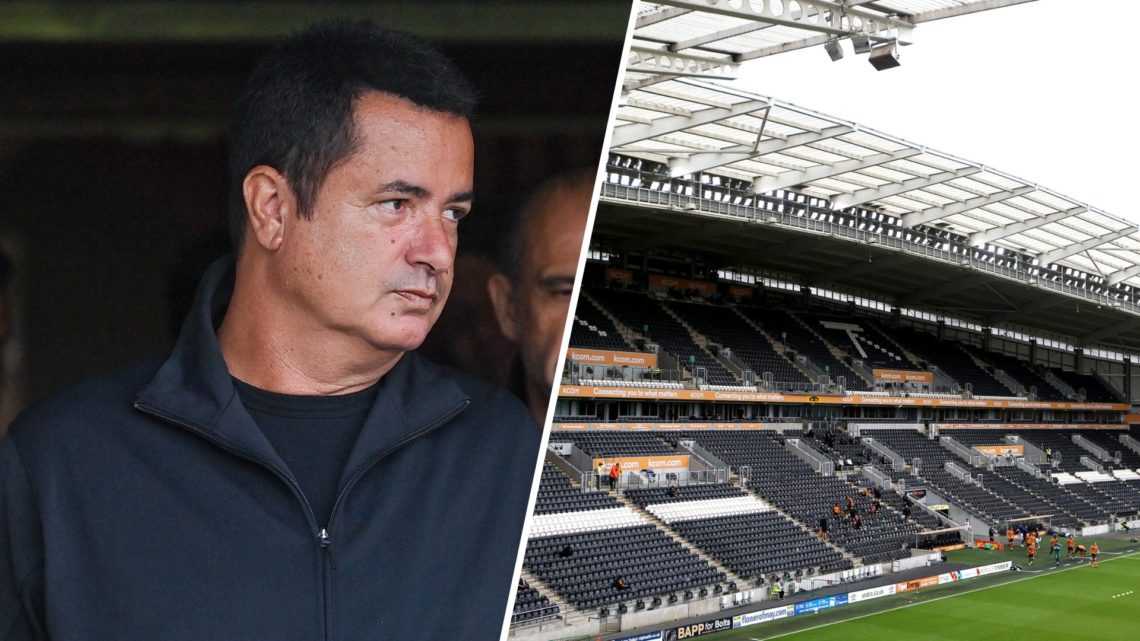 A split image of Acun Ilicali and the MKM Stadium