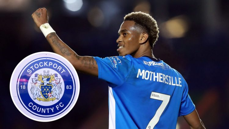 Malik Mothersille of Peterborough United celebrates scoring his second goal during the Vertu Trophy Round of 16 match between Peterborough United a...