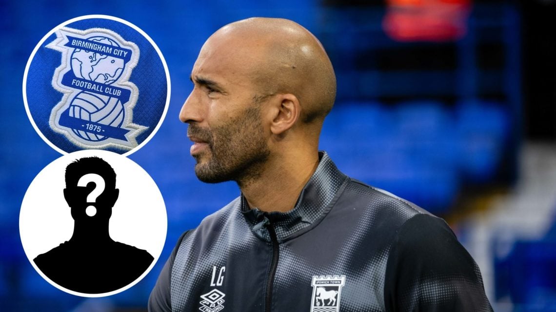 Ipswich Town Assistant Manager Lee Grant looks on prior to the Premier League match between Ipswich Town FC and Manchester United FC. Inset, Birmin...
