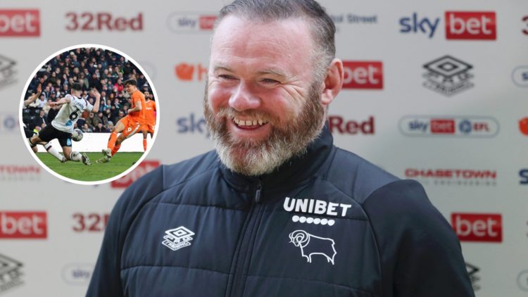 An image of Wayne Rooney with an inset of Eiran Cashin