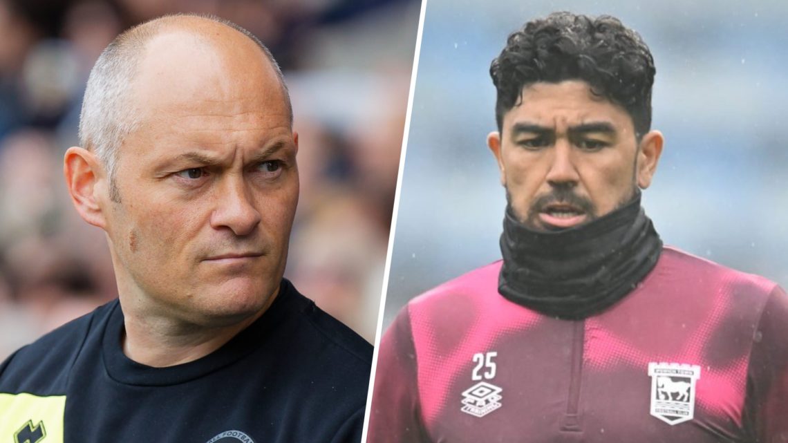 Split image of Millwall manager Alex Neil (L) and Ipswich Town's Massimo Luongo (R)