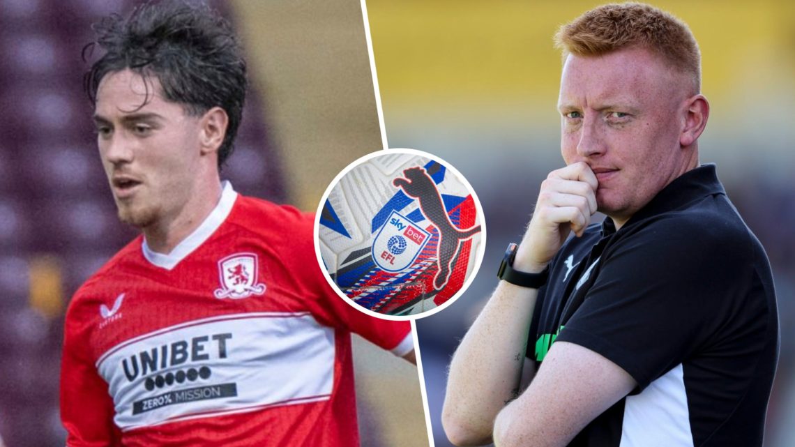 Split image of Hayden Hackney (L) and Will Still (R) with EFL logo inset.