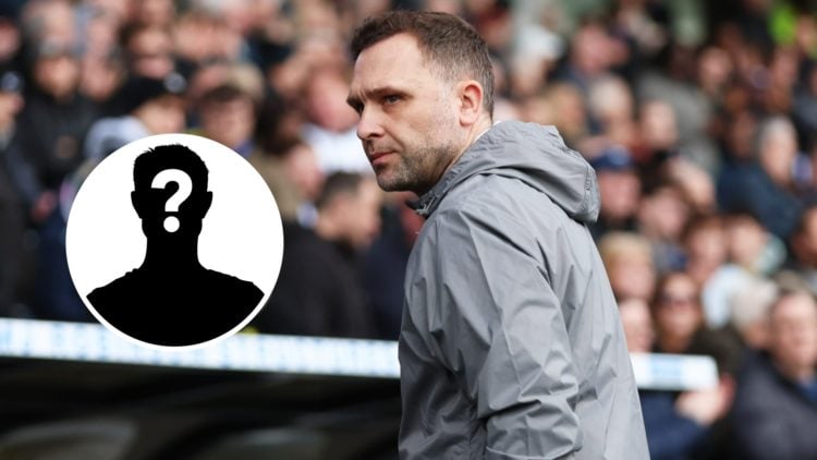John Eustace, Manager of Derby County looks on prior to the Sky Bet Championship match between Derby County FC and Millwall FC. Inset, Mystery Player