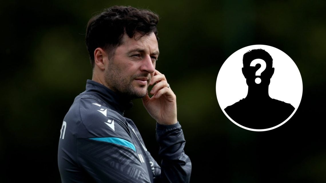 Ryan Mason watches on as West Bromwich Albion Return to Pre-Season Training. Inset, Mystery Player