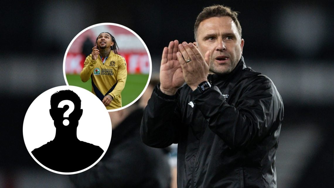 Derby County's manager John Eustace applauds his side's supporters at the end of the match during the Sky Bet Championship match between Derby Coun...