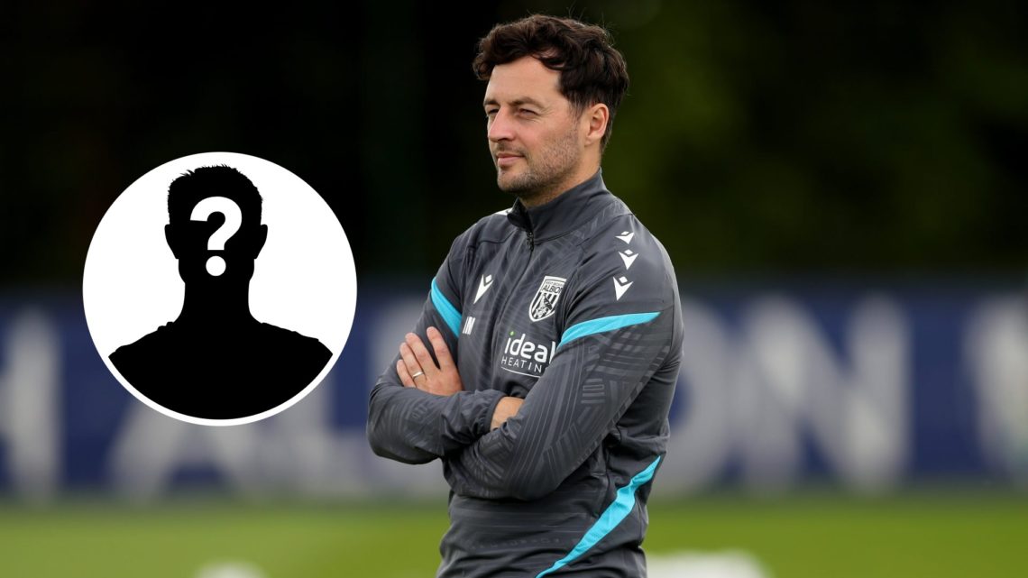 West Bromwich Albion boss Ryan Mason watches squad in Pre-Season Training. Inset, Mystery Player