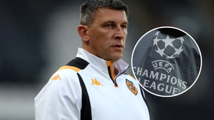 Sergej Jakirovic, Head Coach of Hull City looks on during the pre-season friendly match between Hull City and Sunderland. Inset, Detailed view of a...