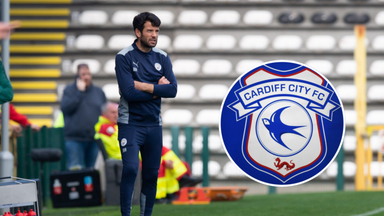(BILD OUT) head coach Brian Barry-Murphy of Manchester City looks on during the UEFA Youth League match between Club Brugge KV and Manchester City....