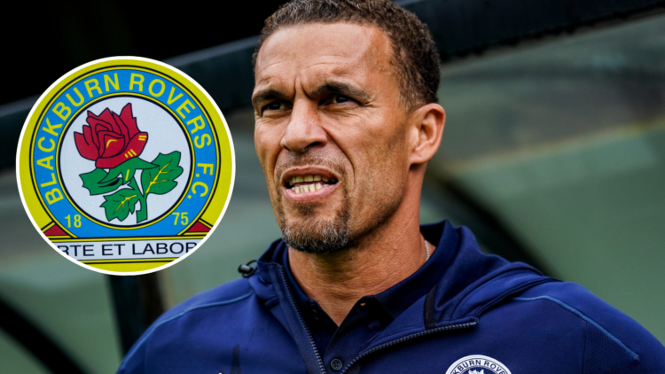 Blackburn Rovers head coach Valerien Ismael looks on prior to the Pre-Season Friendly between N.E.C. Nijmegen and Blackburn Rovers. Inset, Blackbur...