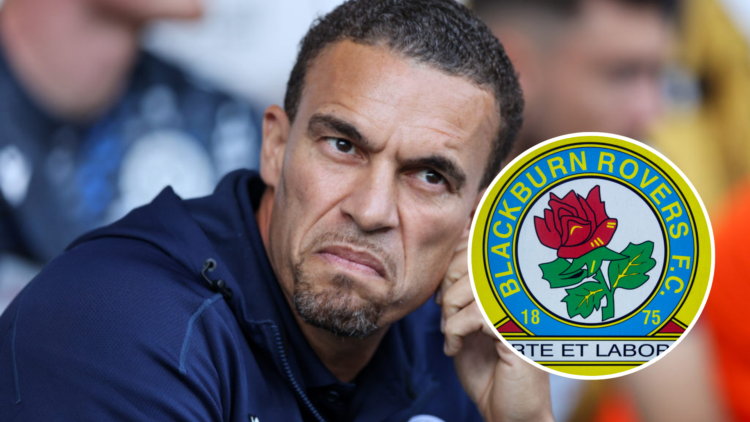 Blackburn Rovers manager Valerien Ismael looks on during the Sky Bet Championship match between West Bromwich Albion and Blackburn Rovers. Inset, B...