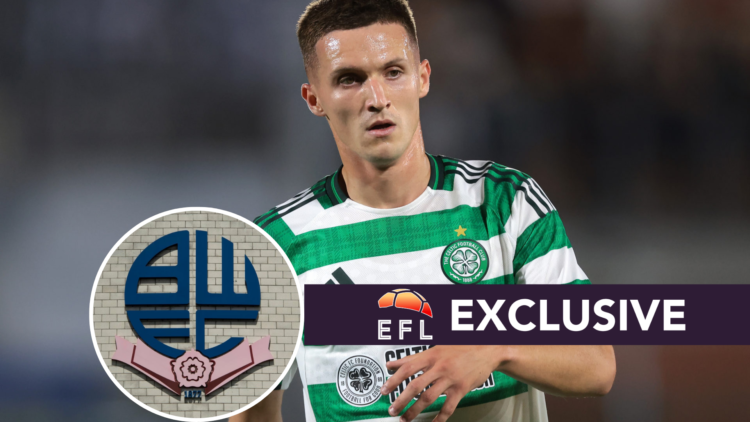 Johnny Kenny of Celtic during the Como Cup 2025 match between Ajax and Celtic FC at Giuseppe Sinigaglia Stadium on July 24, 2025 in Como, Italy. In...