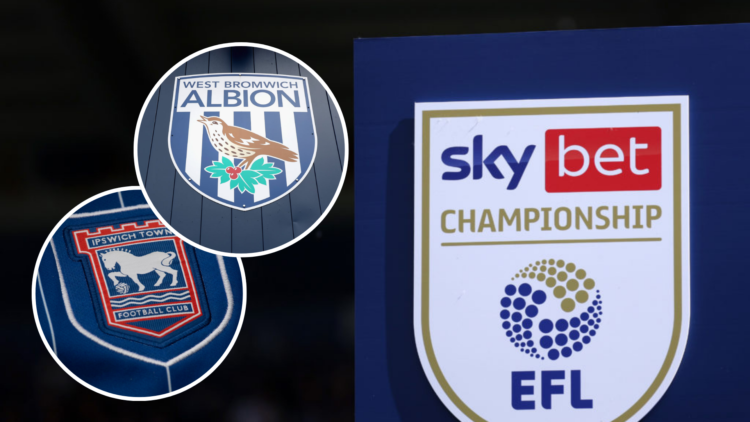 Detailed view of the English Football League Sky Bet Championship logo after the Sky Bet Championship match between Leicester City and Blackburn Ro...