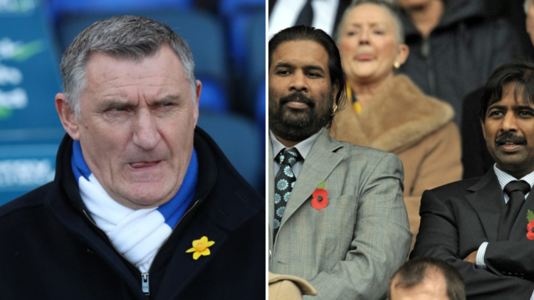 Left, ony Mowbray of Blackburn Rovers during the Sky Bet Championship match between Blackburn Rovers and Swansea City. Right, Indian brothers Balaj...
