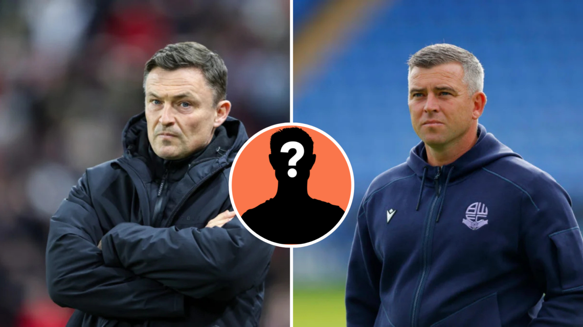 Left, Preston North End manager Paul Heckingbottom looks on from the technical area during the Sky Bet Championship match between Sunderland AFC an...
