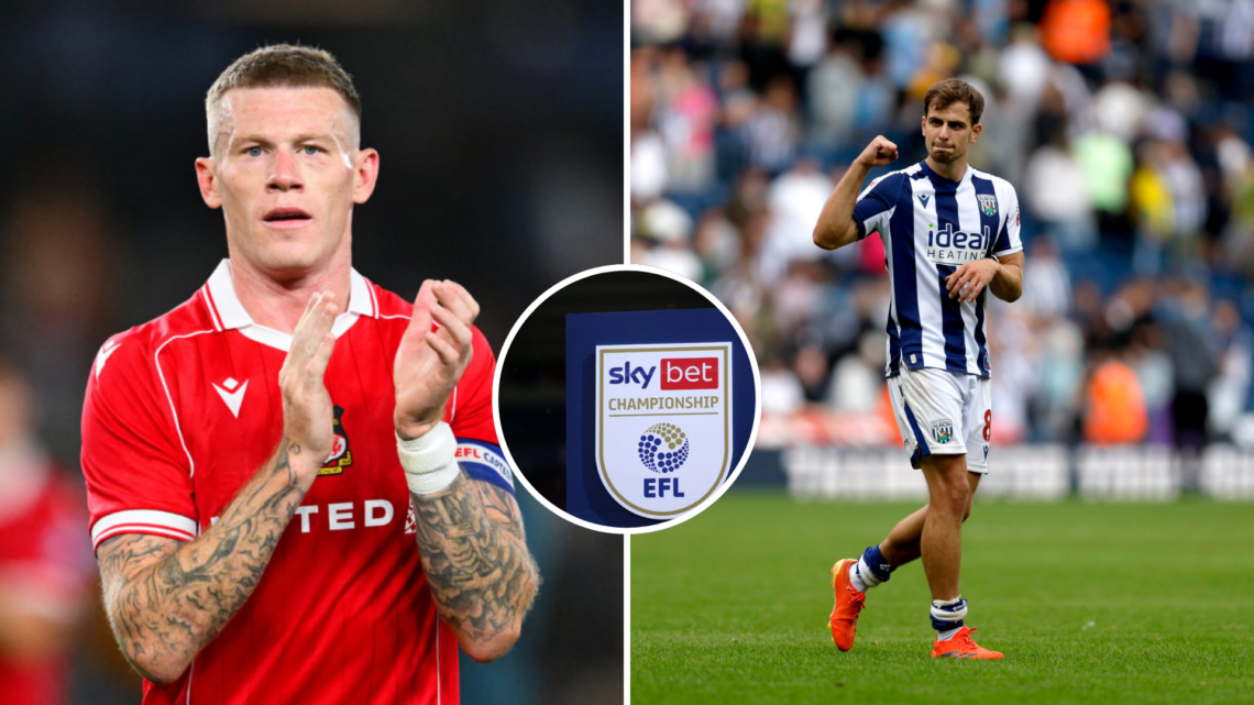 Left, James McClean of Wrexham AFC applauds after the team's victory in the match between Melbourne Victory and Wrexham AFC. Right, Jayson Molumby ...