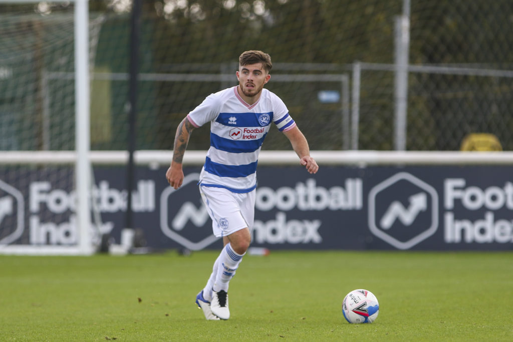Ryan Manning playing for QPR in the development league against Millwall