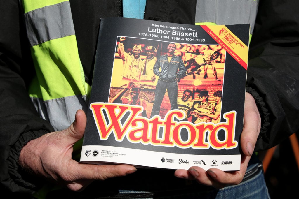 Watford programme ahead of Premier League match with Brighton