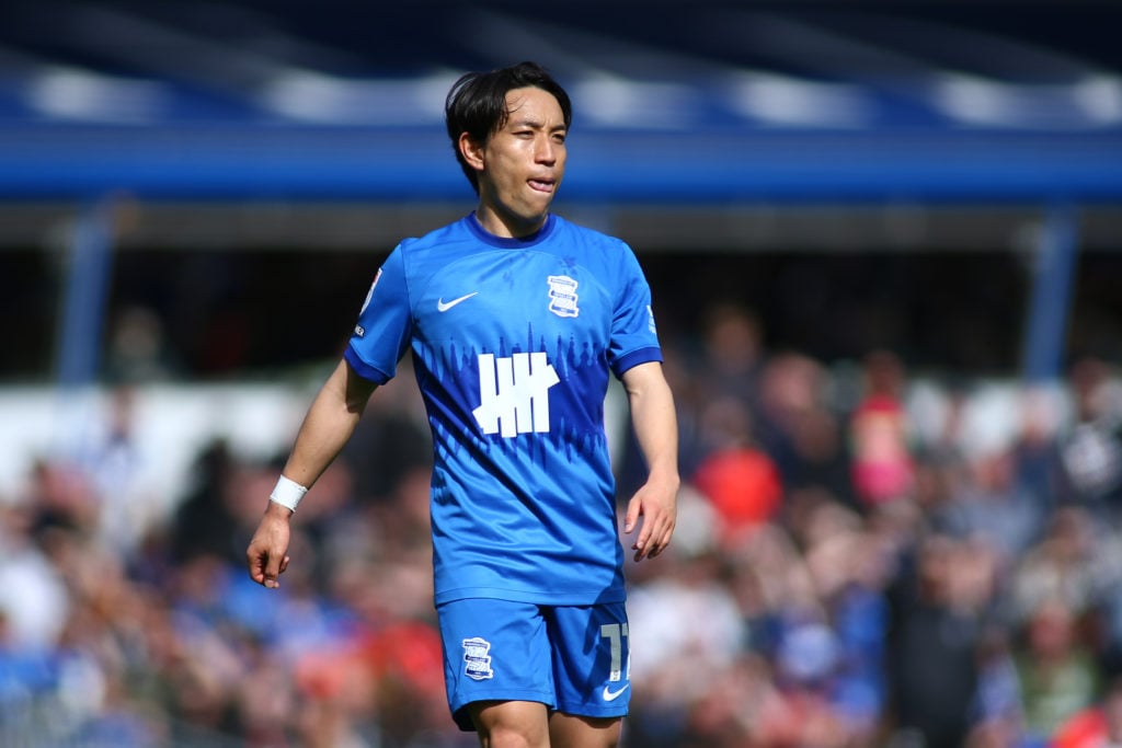 Koji Miyoshi of Birmingham City playing against Coventry City